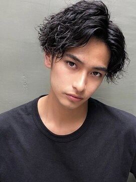 シルクレイ 高田馬場(Silk-lei) ♪スーツ束感黒髪メンズアッシュブラック20代30代40代高田馬場