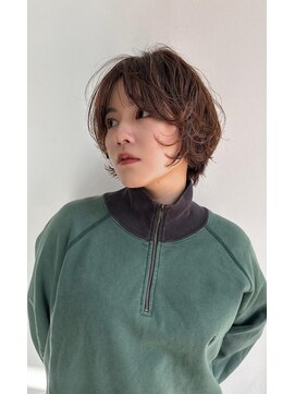 トリッカ 銀座(tricca) ショートパーマ/ワンカール/20代30代40代/ニュアンスパーマ