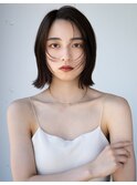 20代30代大人かわいいナチュラル暗髪エアーストレートヘア