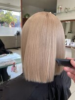 プログレス つくば店(PROGRESS by ヂェムクローバーヘアー) ホワイトミルクティー暖色系