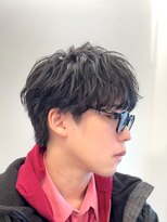 リンダ(LYNDA)&nbsp;レイヤーマッシュ/ブルーブラック/緩めパーマ