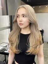 シエンゴールド(CIEN gold)&nbsp;ベージュカラー/裾カラー/レイヤーカット#浜松駅#カラー