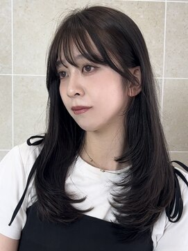 ビューブルー 亀戸錦糸町(VIEW BLUE) 美髪シアーカラーピンクブラウンショートカット切りっぱなしボブ