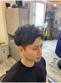 ショートスタイルのアップバンク