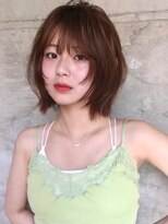 サイン 渋谷(SIGN)&nbsp;20代/タッセルボブ/レイヤーボブ/ハッシュボブ/透明感カラー