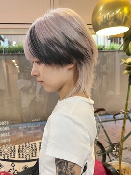 アンドソー 池袋(&so.) デザインカラー/ウルフカットミックスカラー/池袋