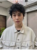 スパイキーショート/ニュアンスパーマ/メンズカット/メンズ