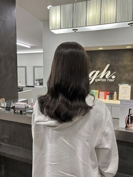 ガルボヘアー 桟橋店(garbo hair) オイルカラーヘーゼルベージュ高知美容院