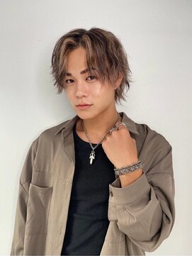 MEN’S HAIR/サーフカール/刈り上げセンターパート/春日井駅