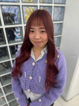 冬に人気の暖色ロング！