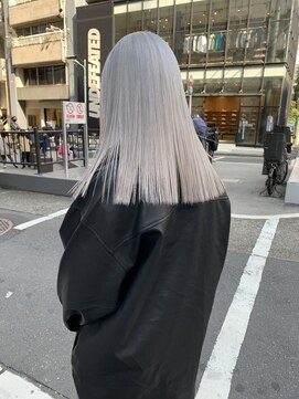 ペレ 原宿(PELE) 着物ヘア/大人ガーリー/ダークアッシュ/似合わせカット/原宿