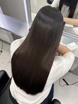 イオエ 心斎橋(ioe) 前髪/アンブレラカラー/こなれミディ/髪質改善/縮毛矯正