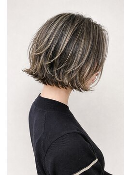 テト(teto) 30代40代50代  ボブレイヤー×ハイライトカラー