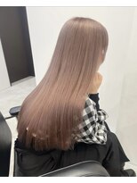 ヴィア 京都烏丸(Via)&nbsp;ピンクラベンダーベージュ/ハイトーン/ブリーチ/髪質改善