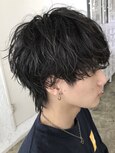 梅田メンズパーマルーズパーマシャドウパーマッシュウルフ