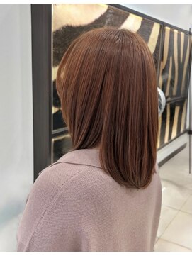 テーターテート 白子店(tete-a-tete) ピンクベージュxミディアムヘア