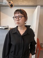 キーパーソン(kii person) person×バングカット×シャギーバング