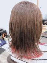 ラボヌール(Ra Bonheur) 【ブリーチ】ボブのインナーカラー