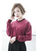 【miel hair新宿】ふわっとナチュラルなショートボブ