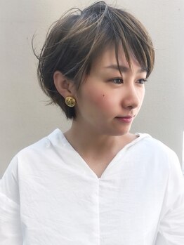 ヘアーローラン 横浜(hair LORAN yokohama)の写真/【横浜駅徒歩3分★】360度、どの角度から見ても美しい“ショート”を実現!!オトナ女性も納得の施術と価格☆