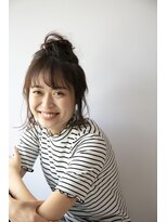 エスハートオブヘアー 植田店(ES Heart of HAIR)&nbsp;【ES植田店 伊藤】 超簡単！ゆるふわお団子アレンジ♪