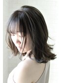 【クリアな透明感☆アッシュハイライト】