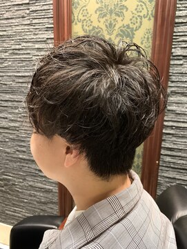 プレミアムバーバー 赤坂店(PREMIUM BARBER produce by HIRO GINZA) ツーブロック×スパイラルパーマ