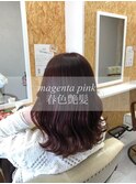 ☆春色艶髪　magenta pink☆