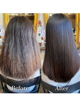 メゾンドデイアンドナイト(Maison de Day&Night)&nbsp;#栗さんの髪質改善【トリートメント×ストレート/縮毛矯正]