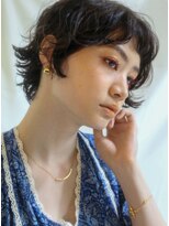 キース ヘアアンドメイク 恵比寿(kith. hair&make)&nbsp;kith.亀田 くせ毛風ショートボブ/オン眉ショート/ボブショート