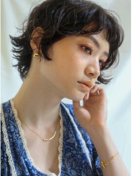 キース ヘアアンドメイク 恵比寿(kith. hair&make) kith.亀田 くせ毛風ショートボブ/オン眉ショート/ボブショート