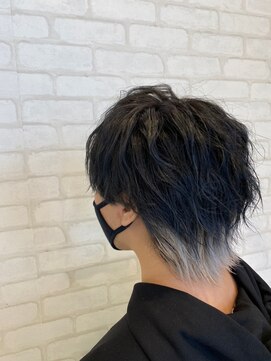 ビス リアン 川口店(Vis lien) インナーカラー/ホワイトアッシュ/ブルーブラック/ハイトーン/