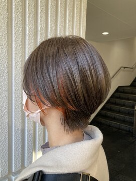 ネオリーブカップ 町田店(Neolive capu) ハンサムショート☆イヤリングカラー