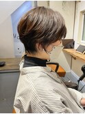 大人可愛い30代40代小顔ハンサムショート