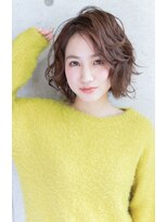 エステージ 鳳店(S-TAGE)&nbsp;無造作カールショートボブスタイル