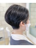 インナーカラー刈り上げハンサムショート【RENJISHI 松岡】