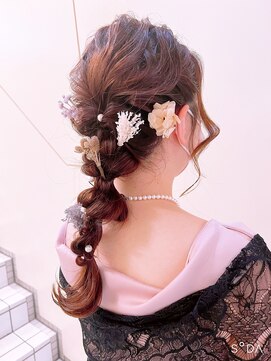 ヘアメイク ジェイエム 編みおろし