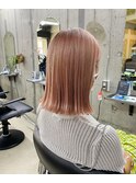 (((蜃気楼)))ピンクベージュのWカラー