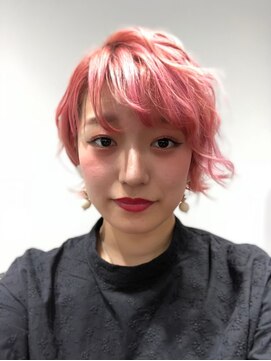 ビューティー リゾート アンアリー(BEAUTY RESORT AN ALLY) 【AN ALLY/竹ノ塚★西新井】ダブルカラーピンクショート