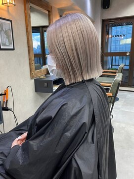 サニー 渋谷(SUNNY) バレイヤージュ、ココアベージュ、ハイライト、グレージュカラー