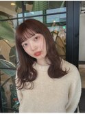 10代20代30代◎韓国ヘアー顔周りレイヤーおくれ毛前髪