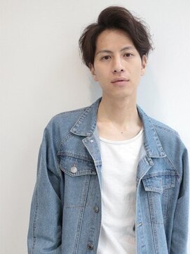 エレン 池袋(ElEn.) 似合わせ小顔カット×アップバング　メンズミディアム