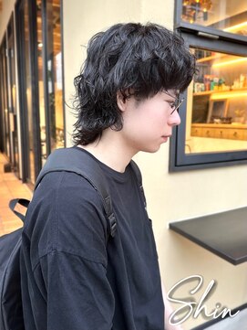 シェル(SHEL) 【SHIN★】メンズマッシュウルフ(サイド)