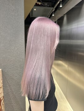 ペレ 栄店(PELE) ウルフ/マチルダボブ/ピンクベージュ/インナーグレージュ/栄