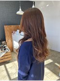 根元ストレートとゆる巻