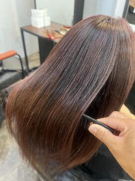 メリーカワサキ(merry kawasaki) 縮毛矯正+イルミナカラー+カット