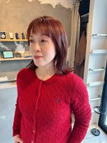 エイチヘア(h hair)&nbsp;【hhair 四条大宮】ワンカールミディアムボブ