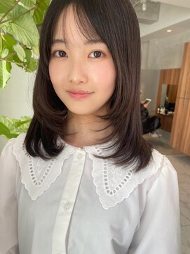 ガリカ 大名(Gallica) 【恒吉佐央理】顔まわりレイヤーと揺れる束感の愛されミディアム