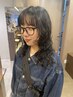 レイヤーカット＋似合わせパーマ＋トリートメント ￥15,950
