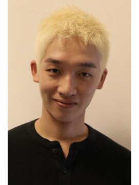 ヘアカロン 熊本本店(Hair CALON) メンズブリーチブロンドボウズベリショメンズショート熊本下通